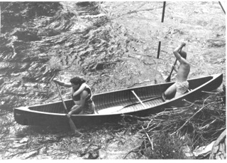 1955 Larry and Paula Zuk on Clear Creek